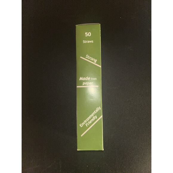 New 8 Packs 400 Total BioGreenChoice Paper Straws 7.75" x 0.23" White - Picture 3 of 11